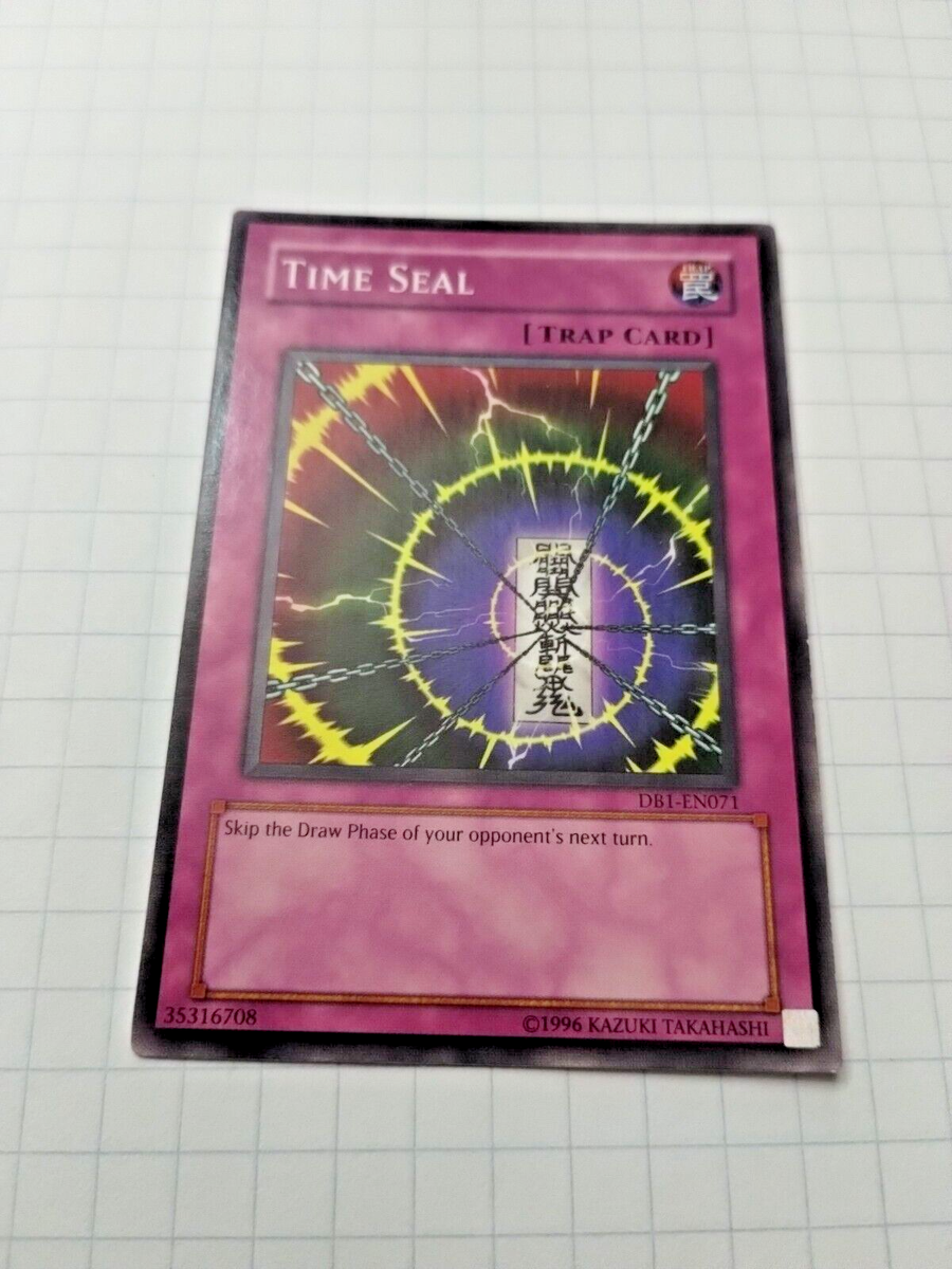 yugioh card that skips opponent's turn Time Seal PSV-007 Yu-Gi-Oh! YuGiOh Runick Tip TAMA-EN029 1st
