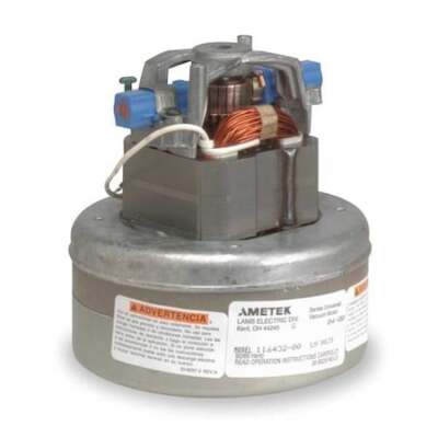 Ametek 115750 Vacuum Mtr/Blwr,Thru-Flow,2 Stge,1 Spd