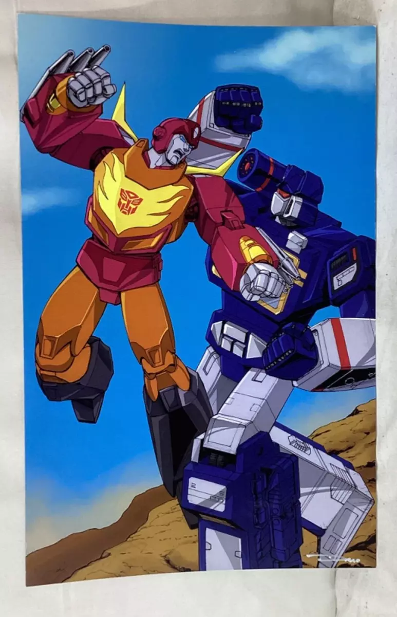 Soundwave Rodimus Transformers Print 