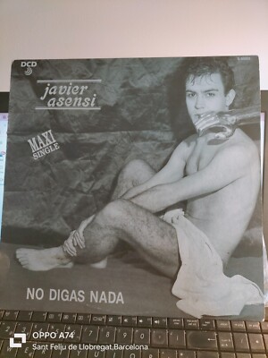 RAR MAXI 12. JAVIER ASENSI. NO DIGAS NADA. ITALO DISCO. MADE IN SPAIN