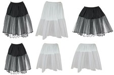 Adults Underskirt 50's 60s Under Slip Rock n Roll Fancy Dress Petticoat UK