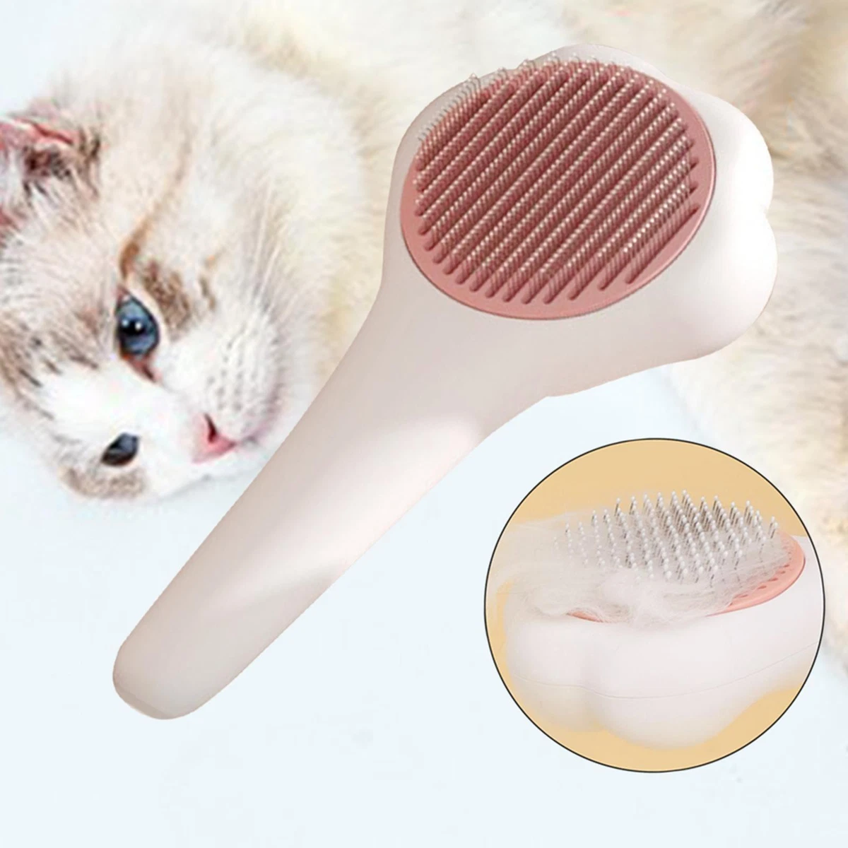 Cat Brush Cleaning Slicker Brush Hairbrush Dog Grooming Brush for