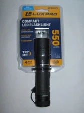 LuxPro LP600V3 Bright 550 Lumen LED Handheld Flashlight 3 Settings Lightweight