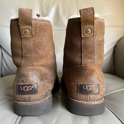 UGG Hannen TL Boots Sz 10 Waterproof Winter Leather  display picture 1
