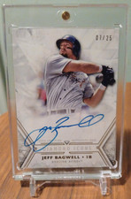 JEFF BAGWELL 2018 TOPPS DIAMOND ICONS AUTO 7/25 AUTOGRAPH HOUSTON ASTROS HOF