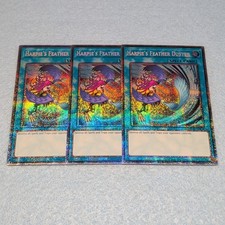 Yugioh Harpie's Feather Duster MP25 1st Ed Starlight Rare 3 Card Playset NM