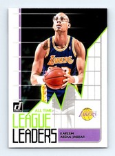 #1 2020-21 Donruss All Time League Leaders Kareem Abdul-Jabbar Los Angeles