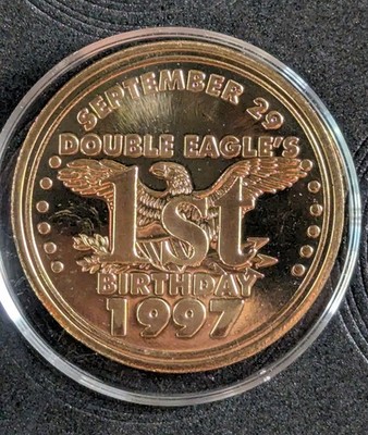 DOUBLE EAGLE CRIPPLE CREEK COLORADO 1st BIRTHDAY CASINO Token NEW ENCAPSULATED