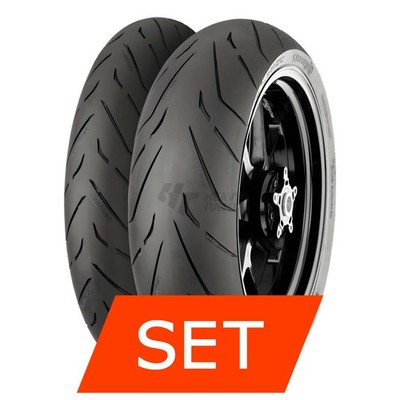 Reifenset Continental ContiRoad für Honda NC 700 D Integra 120/70 ZR17