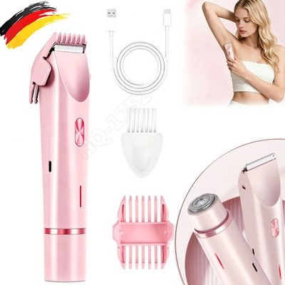 2-In-1 Elektrischer Rasierer für Frauen Intimbereich Elektrischer-Damenrasierer