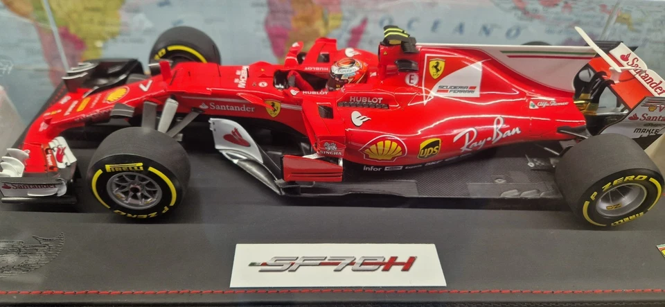 Ferrari  SF70H Kimi Raikkonen Australia GP 2017 BBR 1:18  38/50 LIMITED EDITION - Immagine 2 di 4