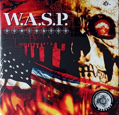 LP W.A.S.P. Dominator LTD. ED., BLACK/RED MARBLED NEW OVP Napalm Records