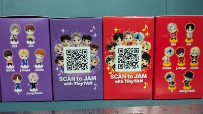 TinyTAN BTS McDonald's Happy Meal Throwback And Encore Lot Of 5 (No Duplicates)