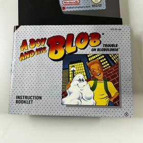 A Boy and His Blob: Trouble on Blobolonia (Nintendo NES, 1989 PAL A) Puzzle CIB