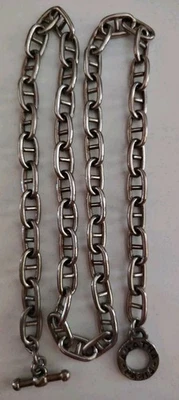 Collier Sautoir Agatha Argenté 64 Cms Vintage - Photo 1/4