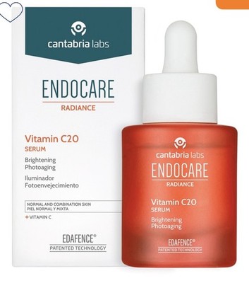 Endocare Radiance Vitamin C20 Serum 30ml Brightening Hydrating Face Serum