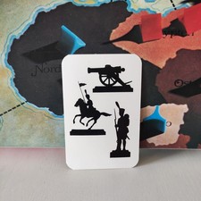 RISIKO  schwarze Ausgabe Parker Strategiespiel 1975 Ersatzteil: Joker