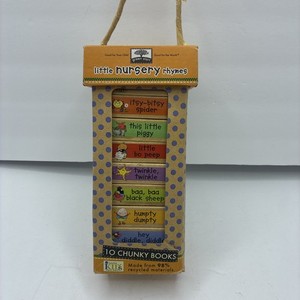 GREEN START 98% RECYCLED METERIALS (10 CHUNKY BOOKS) LITTLE NURSERY RHYMES