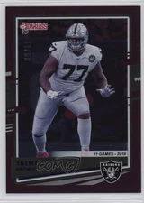 2020 Panini Donruss Season Stat Line 9/11 Trent Brown #202 0hn9
