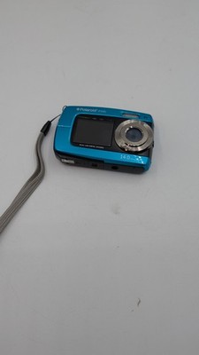 Polaroid iF045 14MP Digital Compact Camera Teal Blue Dual Screen Waterproof Work