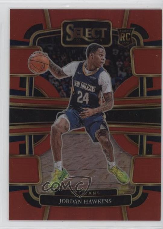 2023-24 Panini Select Concourse Red Prizm 5/199 Jordan Hawkins #72 6o3