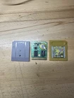 GREY BACK Pokemon Gold Version Nintendo Game Boy Color Authentic NEW BATTERY