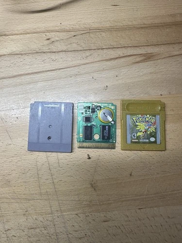 GREY BACK Pokemon Gold Version Nintendo Game Boy Color Authentic NEW BATTERY