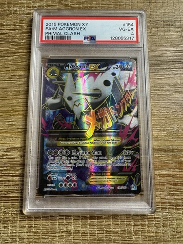 M Aggron-EX graded PSA 4 for sale on eBay