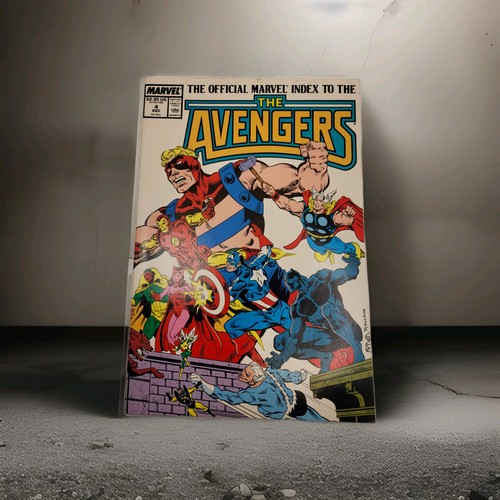OFFICIAL MARVEL INDEX TO THE AVENGERS # 4 * MARVEL COMICS * VERY GOOD CONDITION  - Picture 1 of 2