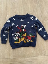 Disney Mickey Mouse And Friends Holiday Christmas Sweater Size 2