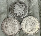 3 - Morgan Silver Dollars 1880-O, 1921-D, 1921-D Great Selection  #123