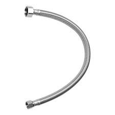 Faucet Hose Connector, 16-Inch Length, 3/8 Inch Comp x 1/2 Inch FIP 10-Pack