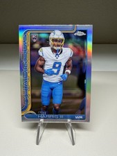 Tre Harris Rookie 2025 Topps Chrome #338 Refractor RC Los Angeles Chargers
