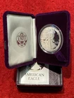 1986-S  Proof American Silver Eagle with OGP and COI