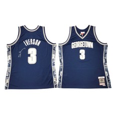 Allen Iverson Signed Georgetown Hoyas Mitchell & Ness 95-96 Swingman Jersey BAS