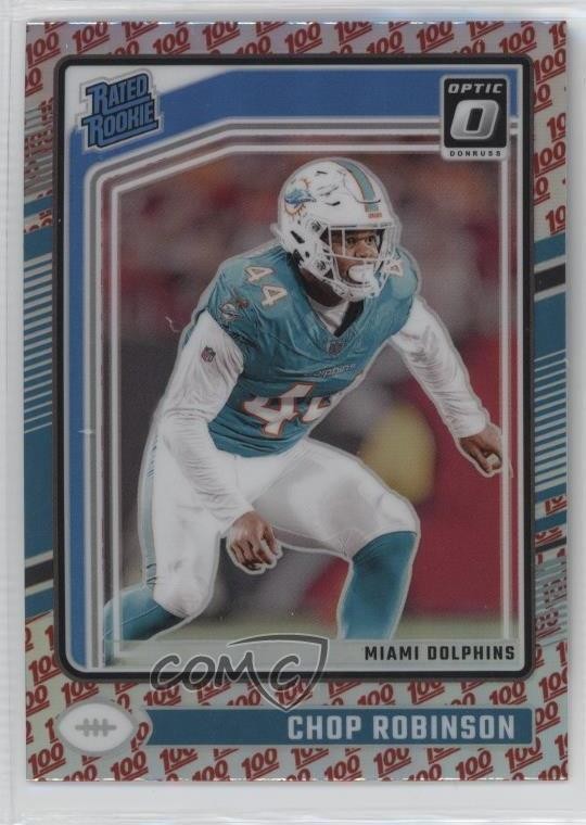 2024 Panini Donruss Optic Rated Rookie One Hundred Prizm Chop Robinson #219