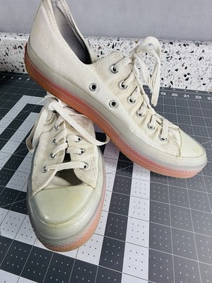 CONVERSE Chuck Taylor ALL-STAR CTAS CX OX Low White/Wild-Mango Orange [168569C]