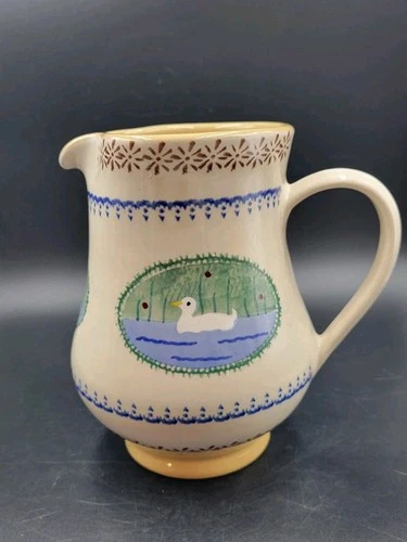 Vintage Nicholas Mosse Pottery Duck Pitcher Creamer Ireland Stoneware 
