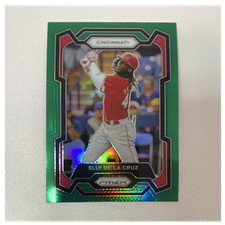 Panini 2024 Prizm Baseball Elly De La Cruz #192 Green Prizm Rookie Reds