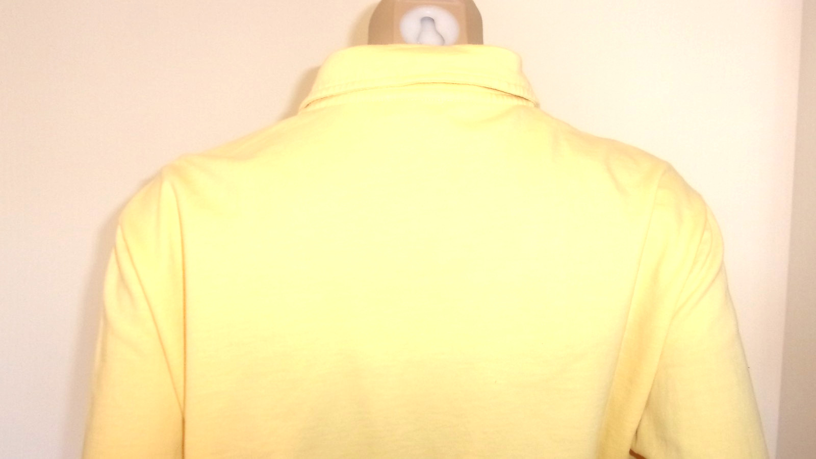 SUN BAY Sweatshirt Jacket Yellow Button Front 3/4… - image 6