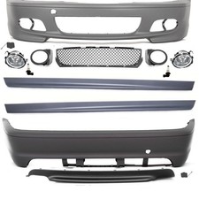 Coupe Cabrio Bodykit Stoßstange Seitenschweller +NSW passt für BMW E46 M-Paket