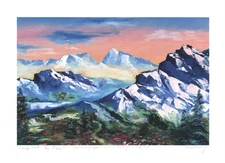 Inspired by Mount Washington Archival Signed PRINT, Giclée Fine Art