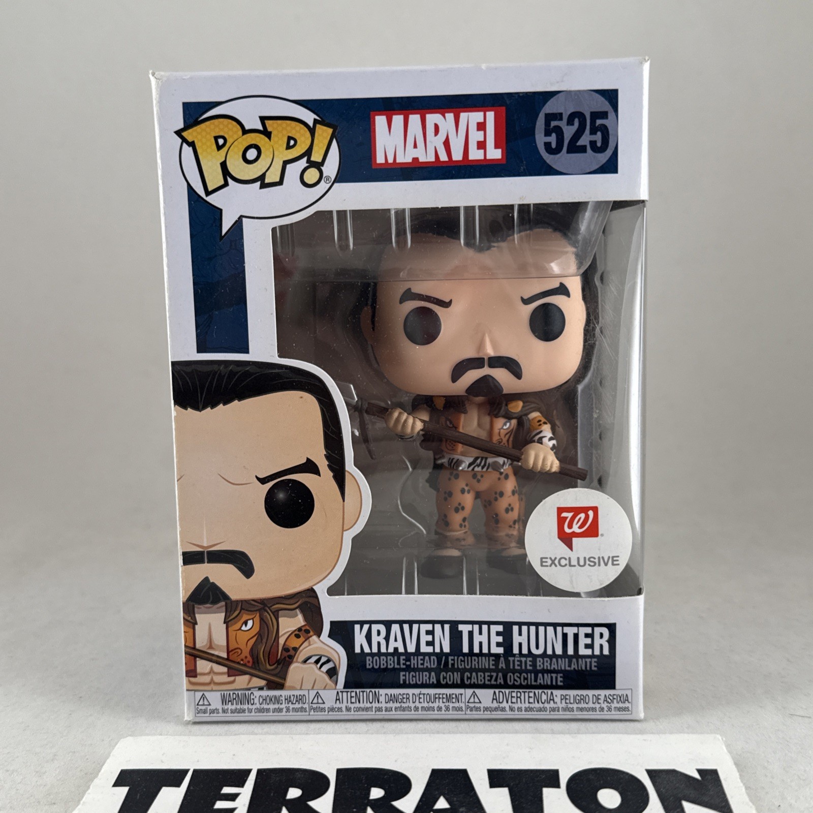Funko Pop! Marvel Spider-Man Kraven The Hunter 525 Walgreens Vaulted Exclusive