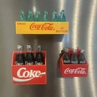 Lot Of 3 Vintage Coca Cola Magnets