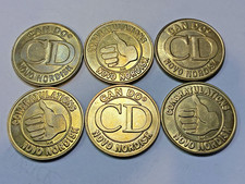 Vintage Novo Nordisk Pharmaceutical Advertising COIN TOKEN PHARMA REP Lot of 6