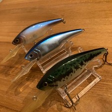 Shimano Scorpion Diving Shad DS-75N Lure 3pcs Used Bass Fishing Bait