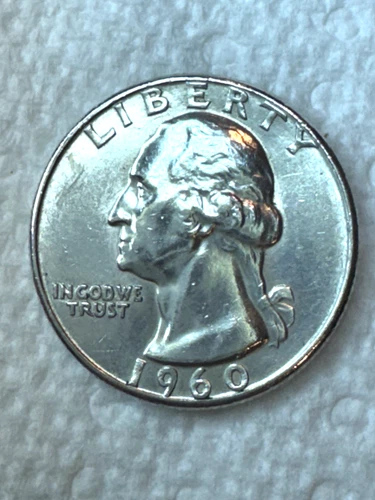 1960 (P) Washington Quarter 90% Silver Very Fine VF