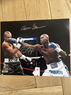 Boxing Boxer Roy Jones V Antonio Tarver Signed Photo With Coa