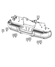 Genuine Mopar Rear Bumper Wiring 68520948AB