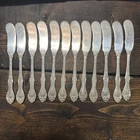 New ListingGorham Sterling Silver Butter Spreaders Set Of 12.  310 Grams